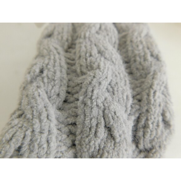 The Original Muk Luks Womens Cable Chenille Socks One Size Gray New - Picture 5 of 7